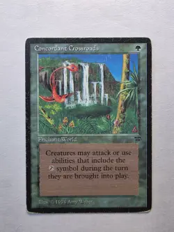 MTG Magic The Gathering English Concordant Crossroads Legends Regular - Image 1