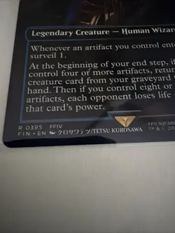 Golbez, Crystal Collector (Borderless) Final Fantasy Regular Mtg Nmt - Image 3