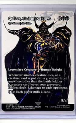 MTG Magic the Gathering Through the Ages Borderless #10 Golbez Clad in Darkness - Image 1