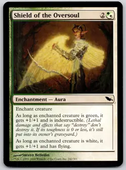 Shield of the Oversoul 242 Common Shadowmoor Magic: The Gathering Lightly Played - Image 1