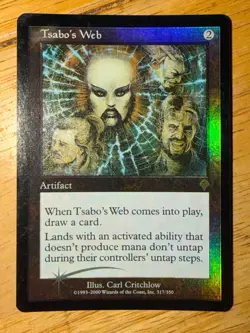 MTG: Tsabo's Web: Invasion: Foil: Near Mint Condition - Image 1