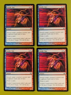Inside Out x4 Eventide 4x Playset Magic the Gathering MTG - Image 1