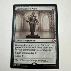 Commander's Plate Commander Legends Regular - Image 1