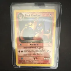 Pokemon Dark Charizard Team Rocket Rare Trading Card 21/82 Wizards 2000 - Image 1