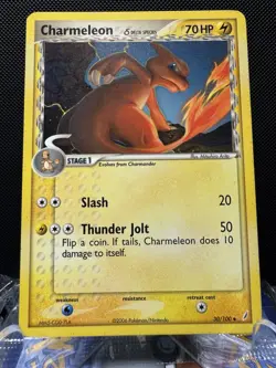 Charmeleon Delta Species 030/100 Pokemon Crystal Guardians 2006 English Regular - Image 1