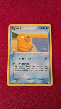 Pokemon TCG Psyduck EX Team Rocket Returns 70/109 Regular Card - Image 1