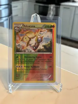 Pokemon TCG Volcarona 15/114 Steam Siege Reverse Holo Rare MP - Image 1