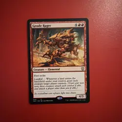 MTG Geode Rager Commander: Zendikar Rising Regular Rare Card 006 - Image 1