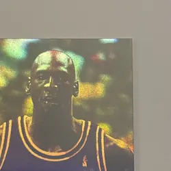 Michael Jordan 1991 Upper Deck MVP Hologram AW4 Chicago Bulls Insert Card Read - Image 4