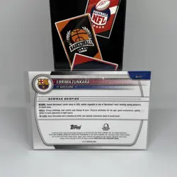 Topps Chrome UCC 25/26 - Ebrima Tunkara Bowman 1st Card - FC Barcelona - Image 2