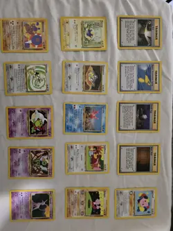 Pokemon TCG Neo Discovery 38-Card Lot. All LP. - Image 1