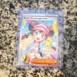 Pokemon TCG Rosa's Encouragement- 123/088 Perfect Order SAR: NM - Image 1