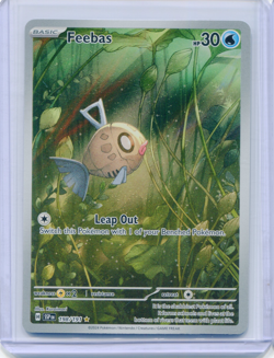 Feebas Pokemon TCG Surging Sparks Illustration Rare Holofoil Card 198/191 SSP - Image 1