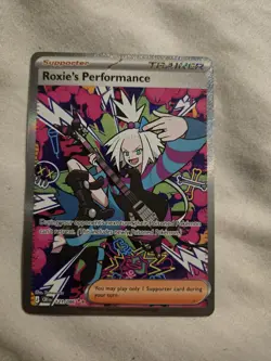Roxie’s Performance SIR 121/086 Chaos Rising Pokemon TCG - Image 1