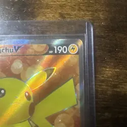 Pikachu V 2022 Pokemon Sword & Shield Brilliant Stars #157 - Image 4