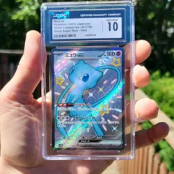 The Pokemon Company CGC 10 2023 Mew ex Sv4a 327/190 JPN Holo Shiny SSR - Image 1
