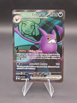 Pokemon TCG Team Rockets Crobat EX Destined Rivals 217/182 - Image 1
