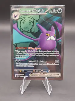 Pokemon TCG Team Rockets Crobat EX Destined Rivals 217/182 - Image 3