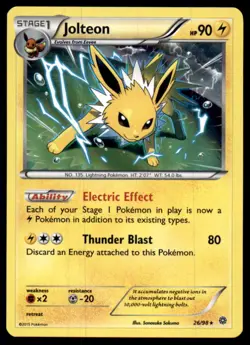 Jolteon 26/98 Holo Rare Ancient Origins Pokemon Holo Near Mint - Image 1