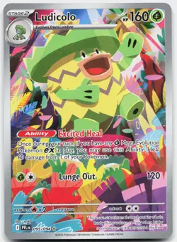 Ludicolo 095/094 Illustration Rare Phantasmal Flames Pokemon Holo Near Mint - Image 1