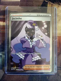 Jacinthe Holo Full Art 110/88 Pokemon Trainer Card Ultra Rare Pokemon Card - Image 1
