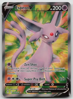Espeon V 179/203 Ultra Rare Evolving Skies Pokemon Holo Near Mint - Image 1