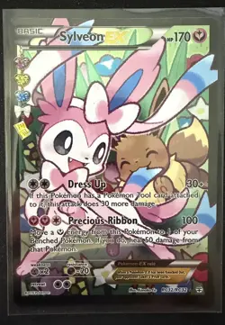 Pokemon Sylveon EX RC32/RC32 Full Art Radiant Collection Generations LP - Image 1