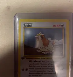 1st Edition Pidgey (Taubsi) 57/102 - NM Near Mint - German Base Set Pokemon Card - Image 2