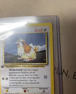 1st Edition Pidgey (Taubsi) 57/102 - NM Near Mint - German Base Set Pokemon Card - Image 3