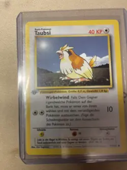1st Edition Pidgey (Taubsi) 57/102 - NM Near Mint - German Base Set Pokemon Card - Image 5
