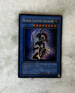 YuGiOh Black Luster Soldier SYE-024 Ultra Rare 1st Edition Yugi Evolution - Image 1