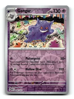 Gengar 094/165 Reverse Holo - Pokemon Scarlet & Violet 151 - NM - Image 1