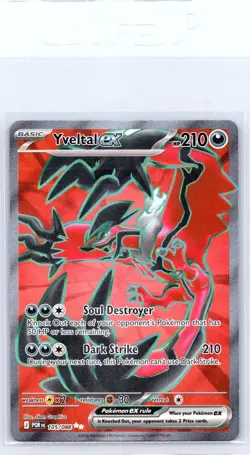 Yveltal ex 105/088 Ultra Rare Perfect Order Pokemon Holo Near Mint - Image 1