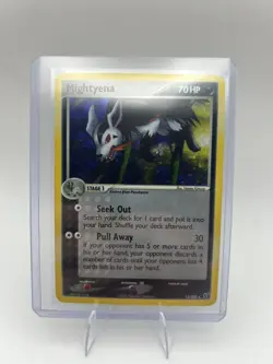 Pokemon - Mightyena Deoxys 12/107 Holo Rare LP - Image 1