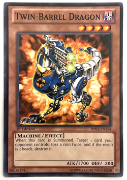 YuGiOh! - Twin-Barrel Dragon - BP01-EN154 - 1st Edition - Common - Image 1