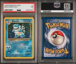 PSA 7 Blastoise 2/102 Holo Pokemon Card 1999 Base Set WOTC Rare - Image 3