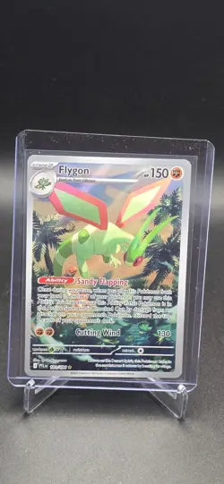 Flygon 101/094 Illustration Rare Phantasmal Flames Pokemon Holo Near Mint - Image 1