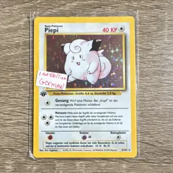 Wizards of the Coast Piepi 5/102 Base Set 1st Edition Holo Rare 1999 DE 40 HP - Image 1
