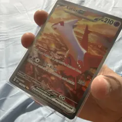 Pokemon Latias ex Sv08: Surging Sparks 239/191 Special Illustration Rare Holo - Image 3
