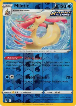 Milotic 38/203 Evolving Skies Reverse Holo Rare Pokemon Card TCG 038/203 Pokemon - Image 1