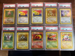 223 Pokemon Cards Ungraded and 17 Graded Cards - Image 1