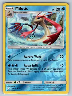 Milotic 29/70 Uncommon Dragon Majesty Pokemon Reverse Holo - Image 1