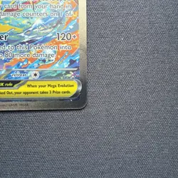 Pokemon TCG Holo Ultra Rare Mega Greninja Ex sir- Chaos Rising - Image 4
