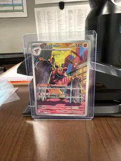 Pokemon TCG Conkeldurr 127/086 Sv: Black Bolt Illustration Rare - Image 1