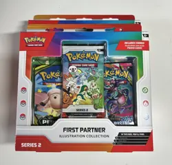LOT OF 2 Boxes First Partner Illustration Collection Series 2 Pokemon - Image 1