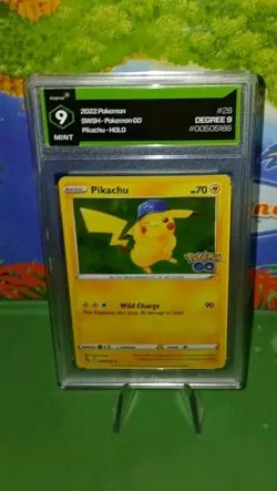 Pokemon Go Pikachu Holo/Degree 9 MINT (CGC Price) - Image 1