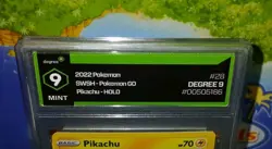 Pokemon Go Pikachu Holo/Degree 9 MINT (CGC Price) - Image 3