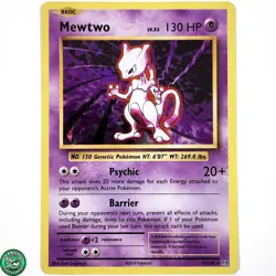 Pokemon TCG Mewtwo Cracked Ice Holo Deck Exclusive 2016 LP Light Play - Image 1