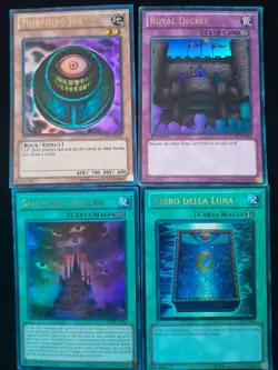Yugioh Vintage Lot (Morphing Jar, Royal Decree) LCYW old School - Image 1