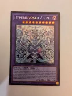 Hyperinvoked Aeon - CORI-EN033 - Secret Rare YuGiOh - Image 1